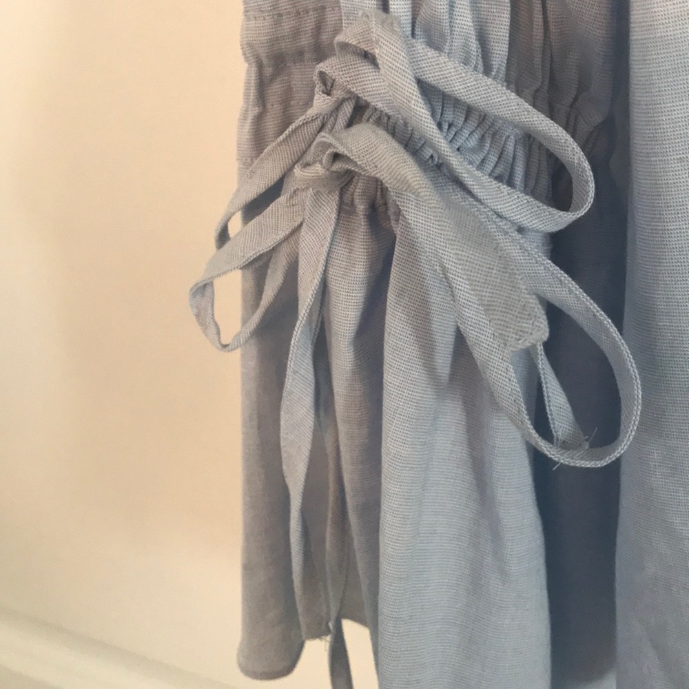 Zara Basic Collection Light Blue Blouse - image 3